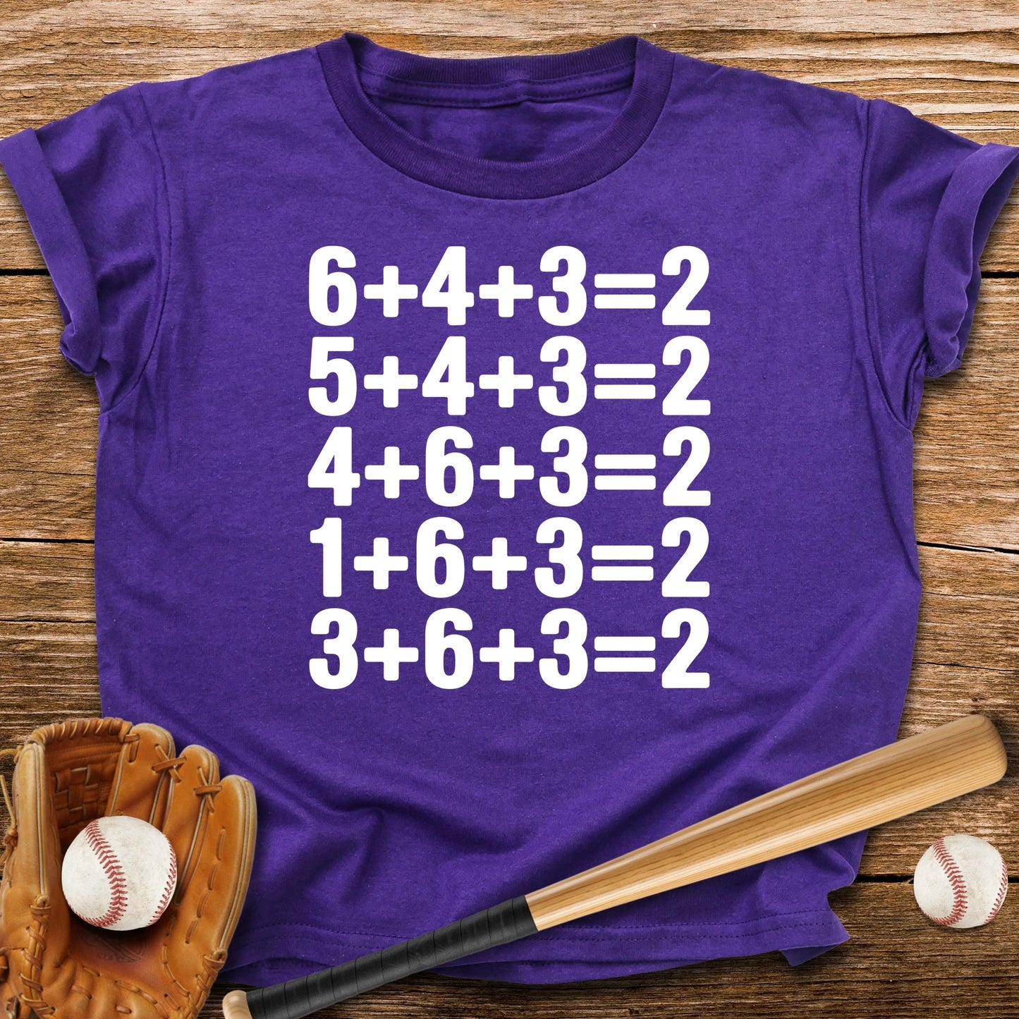 Double Play Math Youth Tee - HomeRun PrintsKids clothes
