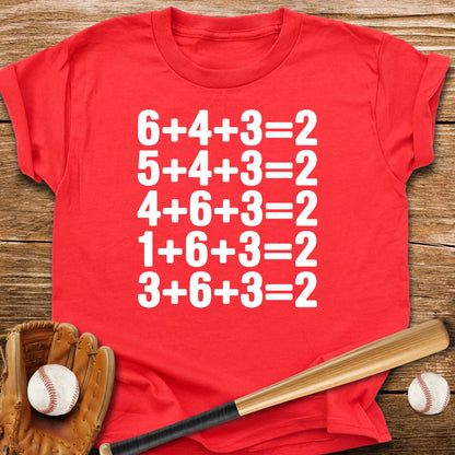 Double Play Math Youth Tee - HomeRun PrintsKids clothes
