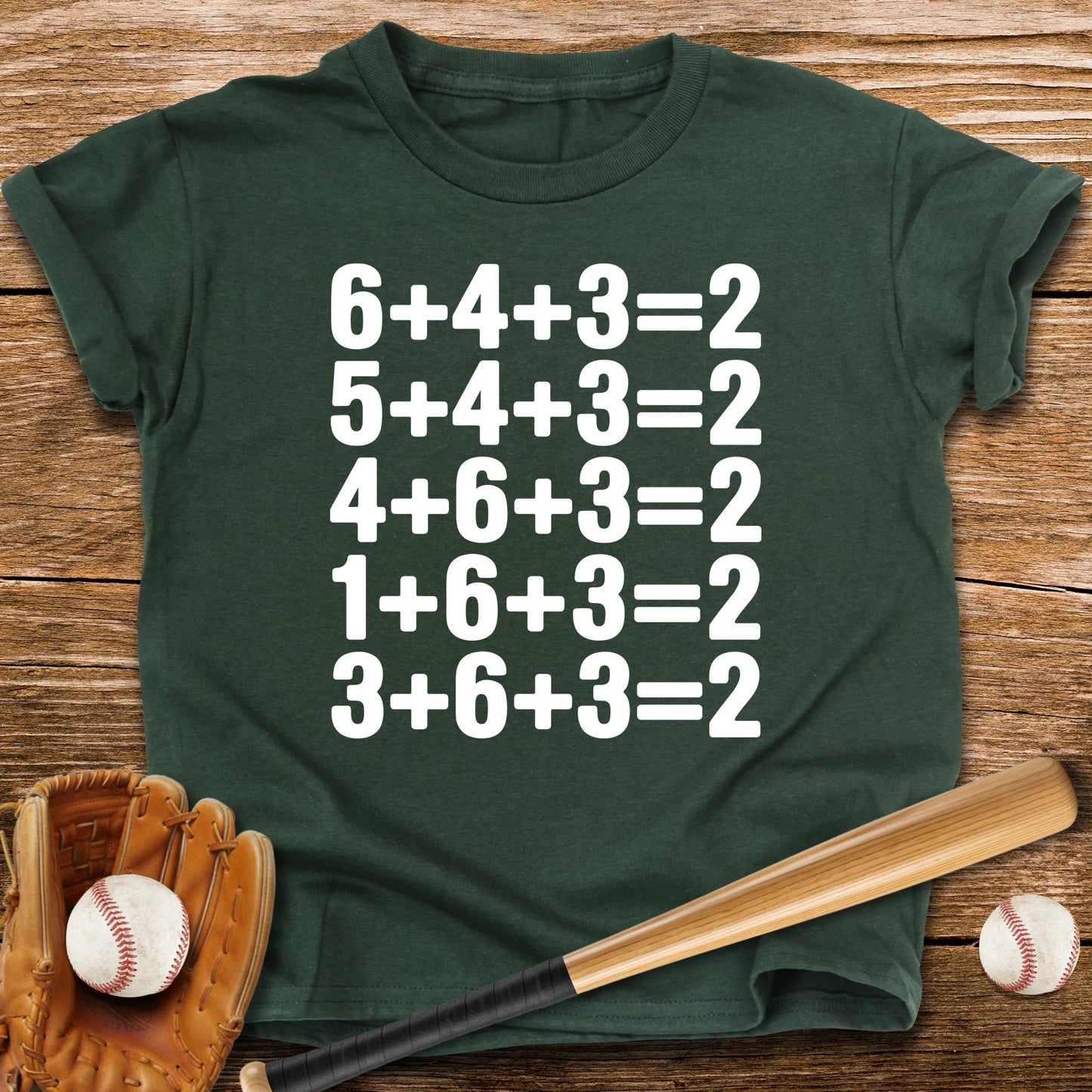 Double Play Math Youth Tee - HomeRun PrintsKids clothes