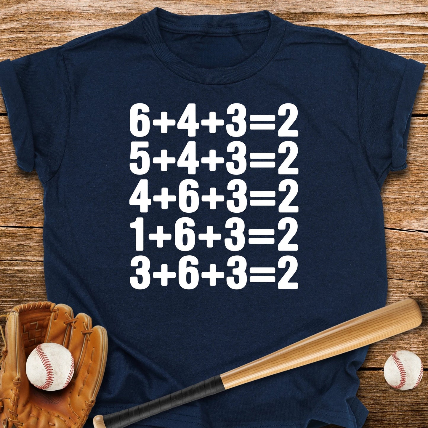 Double Play Math Youth Tee - HomeRun PrintsKids clothes