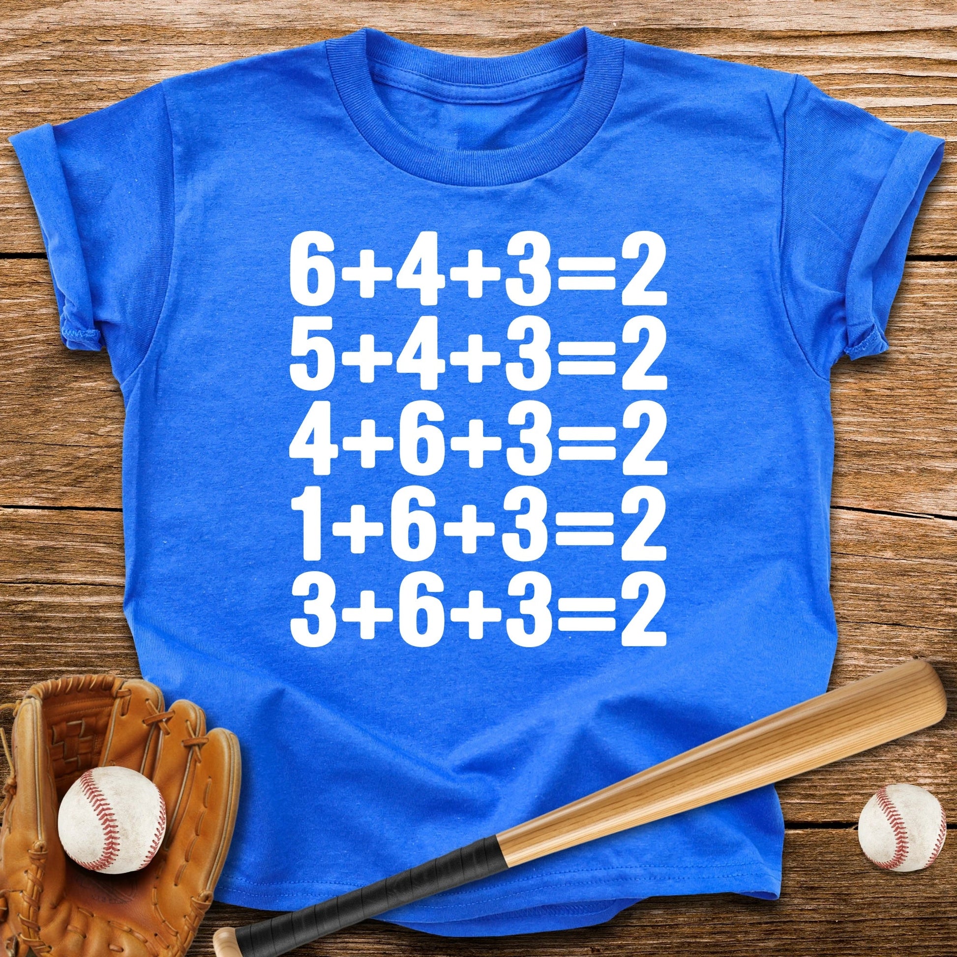 Double Play Math Youth Tee - HomeRun PrintsKids clothes