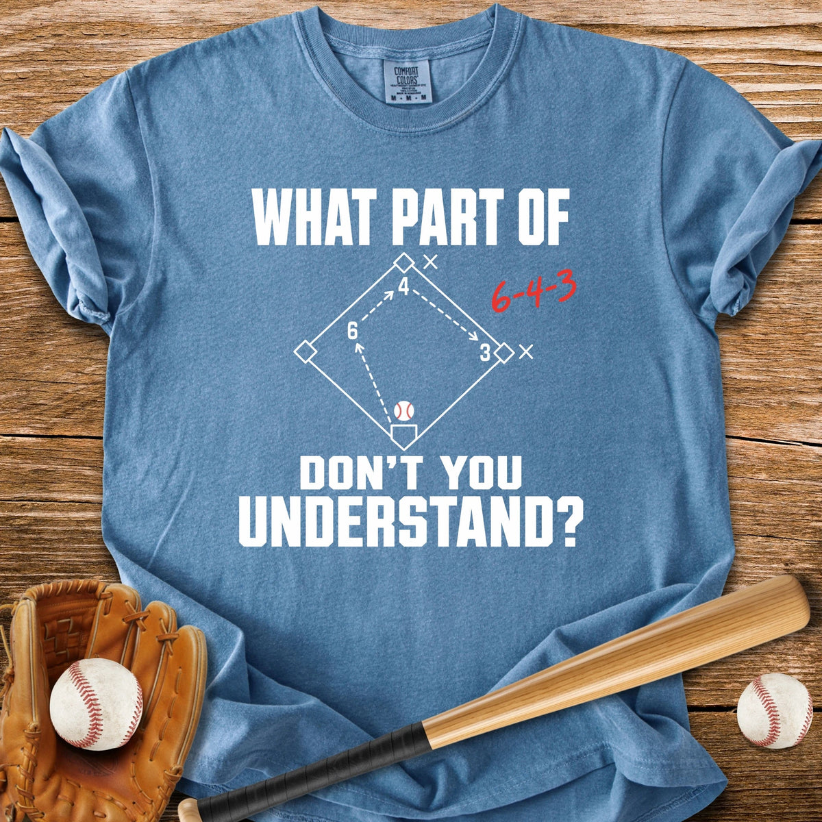 Double Play Says It All - HomeRun PrintsComfort Colors