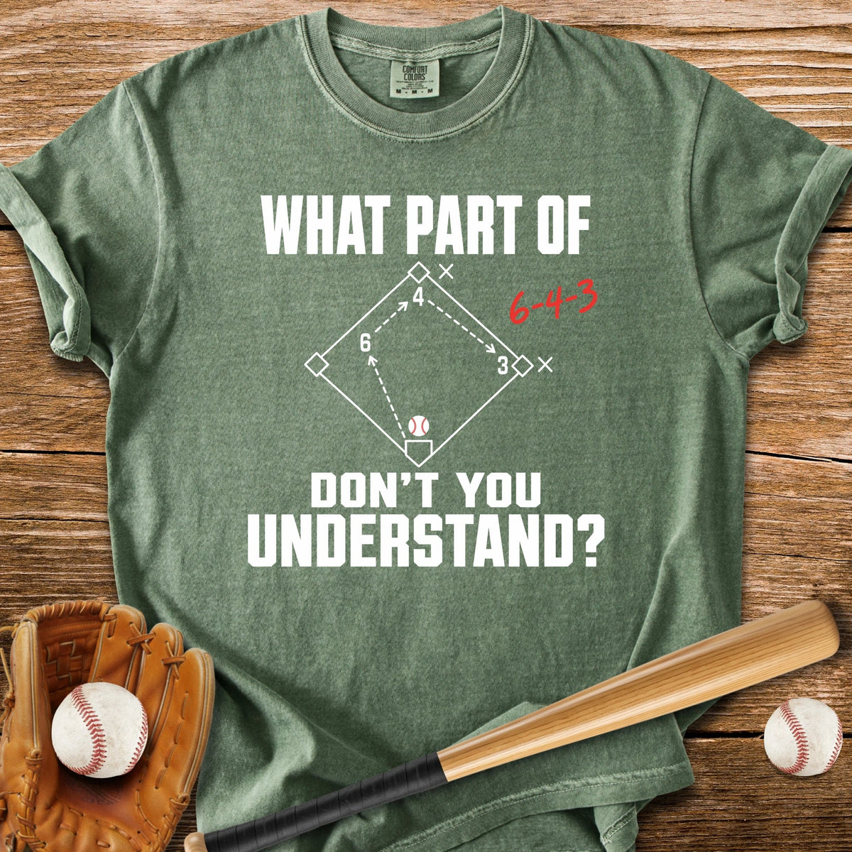 Double Play Says It All - HomeRun PrintsComfort Colors