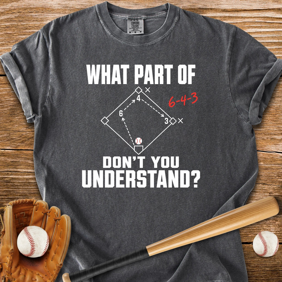 Double Play Says It All - HomeRun PrintsComfort Colors
