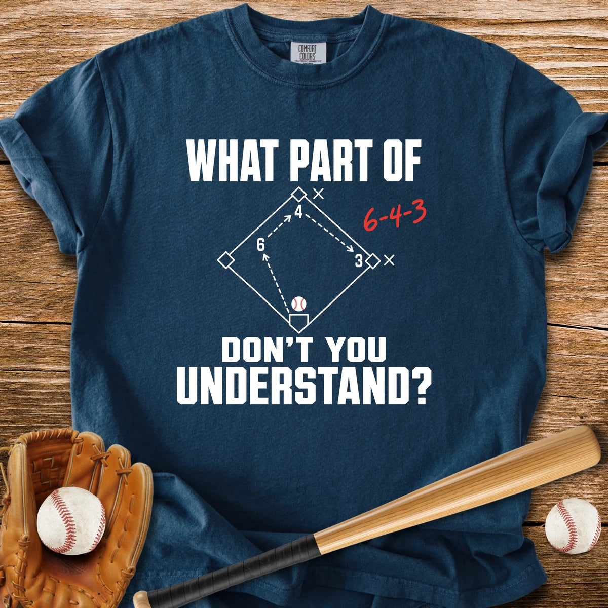 Double Play Says It All - HomeRun PrintsComfort Colors