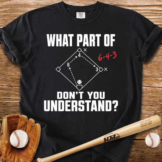 Double Play Says It All T-Shirt - HomeRun PrintsComfort Colors