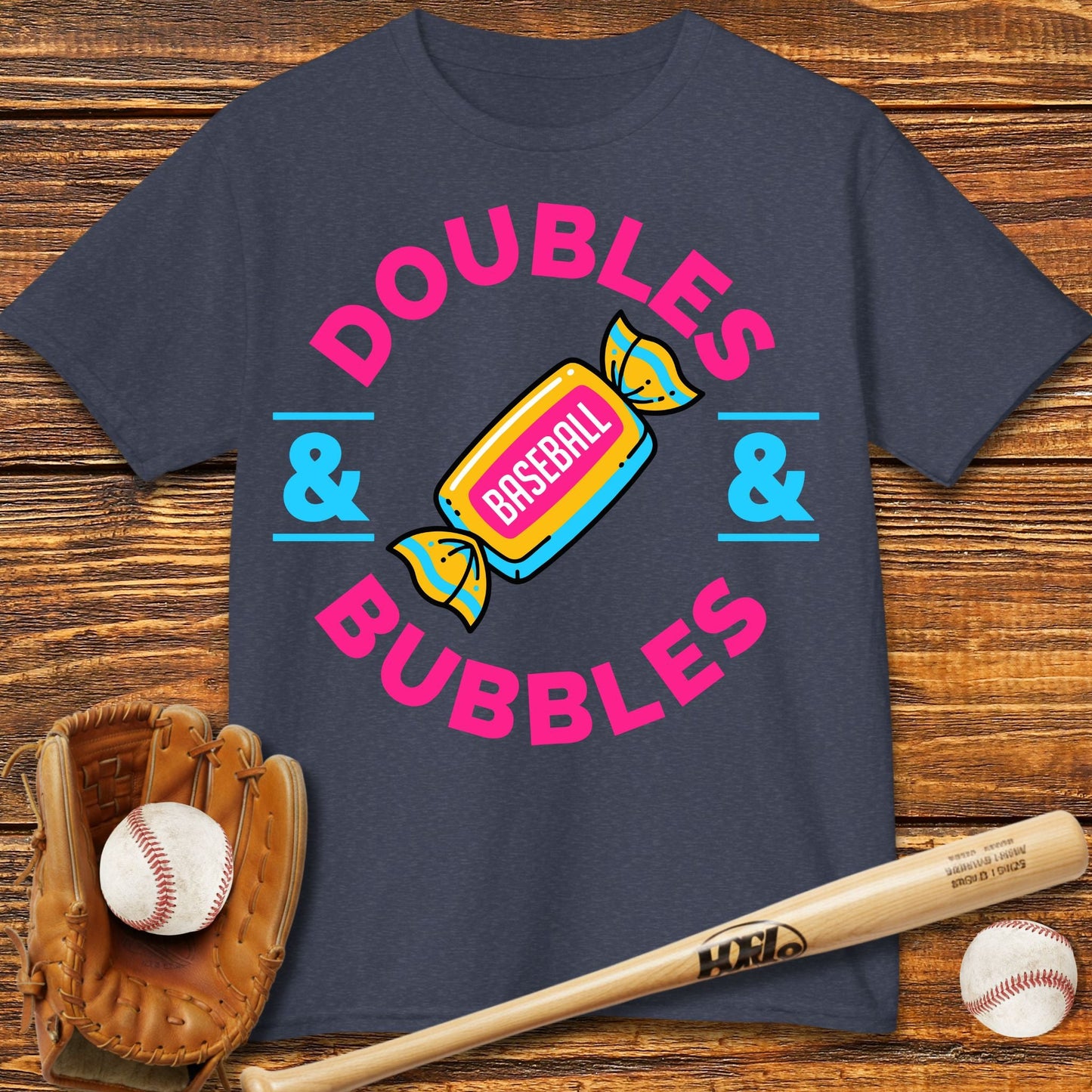 Doubles & Bubbles Kids T-Shirt - HomeRun PrintsKids clothes