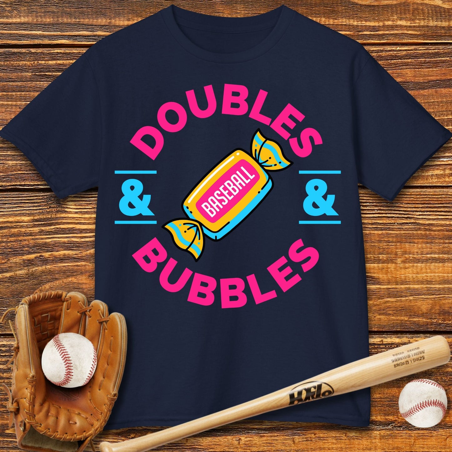 Doubles & Bubbles Kids T-Shirt - HomeRun PrintsKids clothes