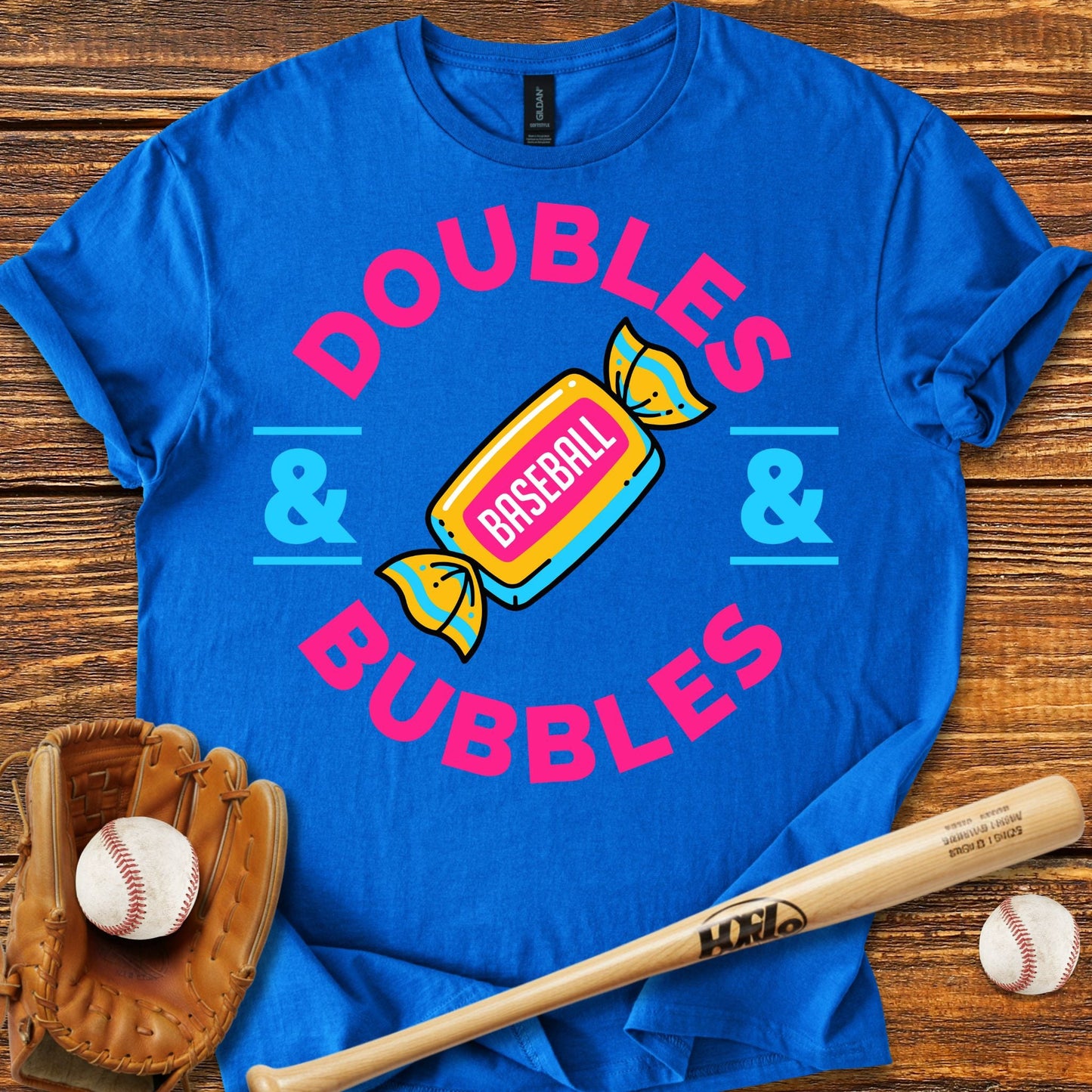 Doubles & Bubbles T-shirt - HomeRun PrintsT-Shirt