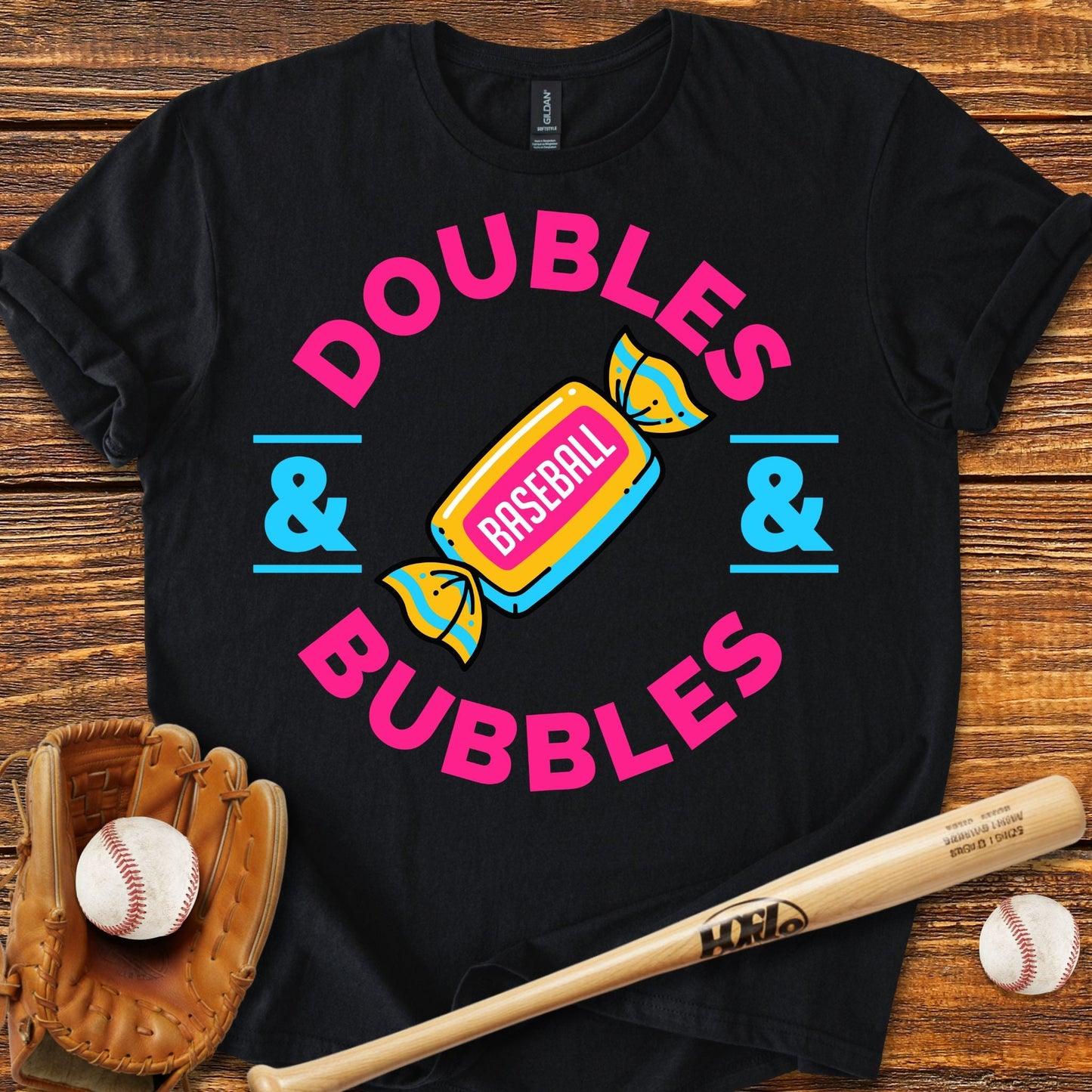 Doubles & Bubbles T-shirt - HomeRun PrintsT-Shirt