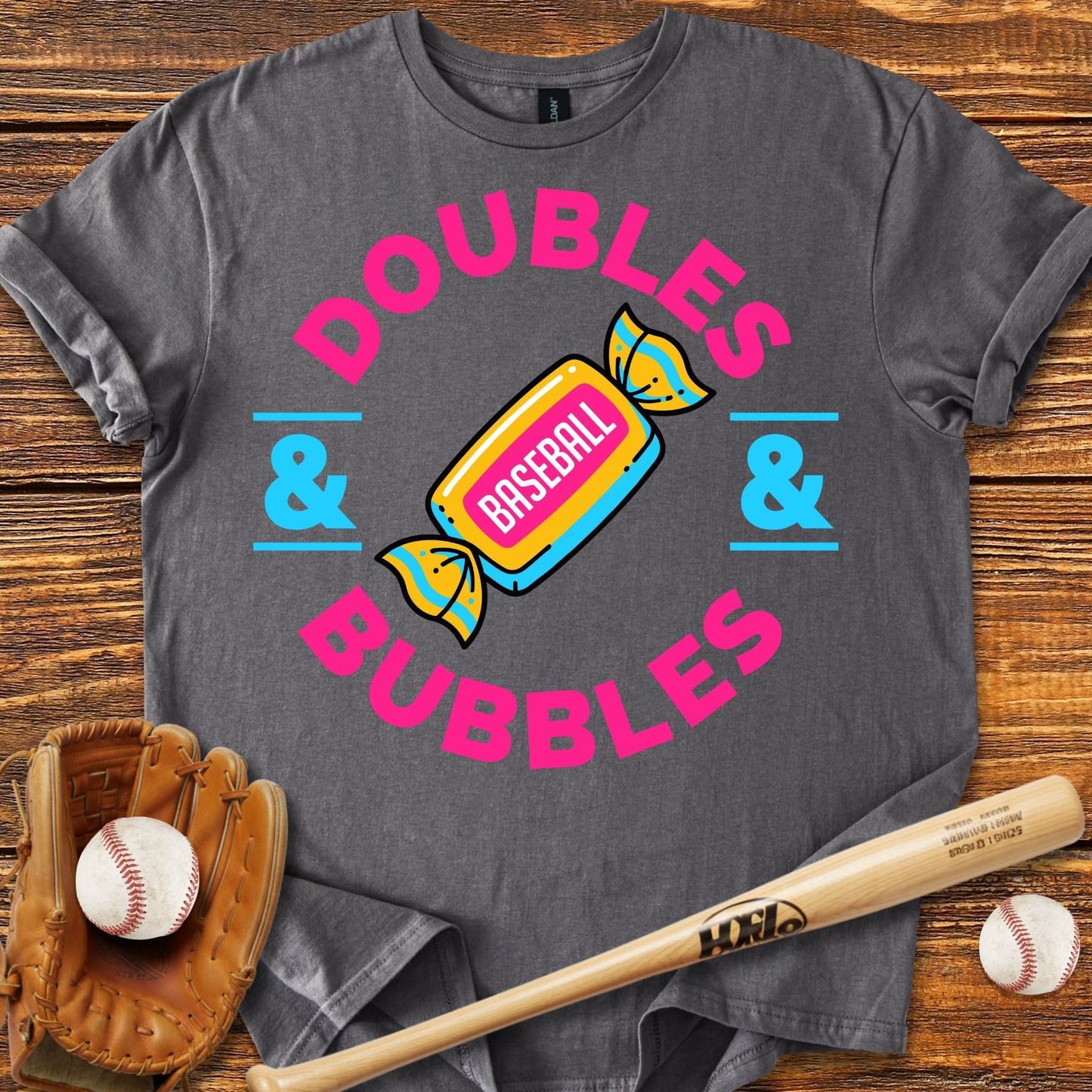 Doubles & Bubbles T-shirt - HomeRun PrintsT-Shirt