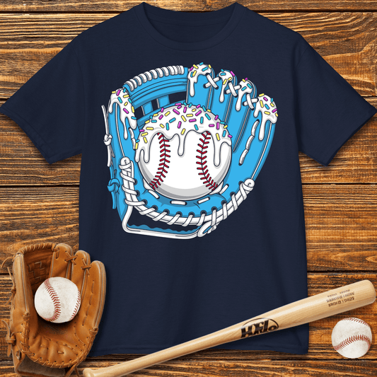 Drip Baseball Glove Kids T-Shirt - HomeRun PrintsKids clothes