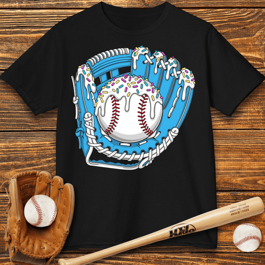 Drip Baseball Glove Kids T-Shirt - HomeRun PrintsKids clothes