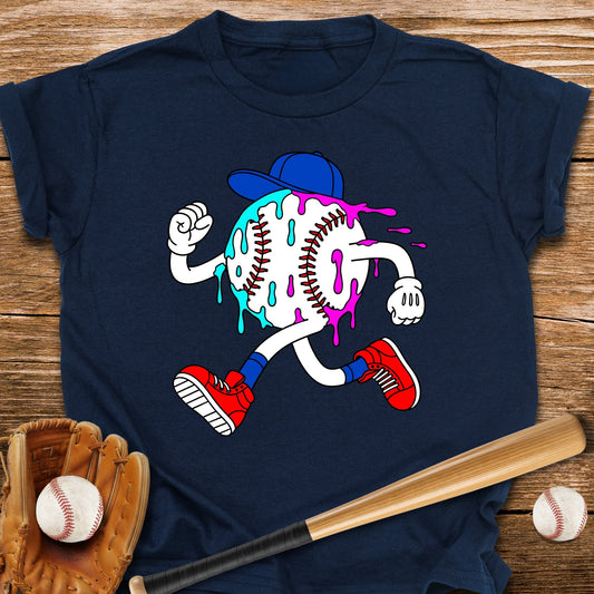 Drip Baseball Runner T-Shirt - HomeRun PrintsKids clothes