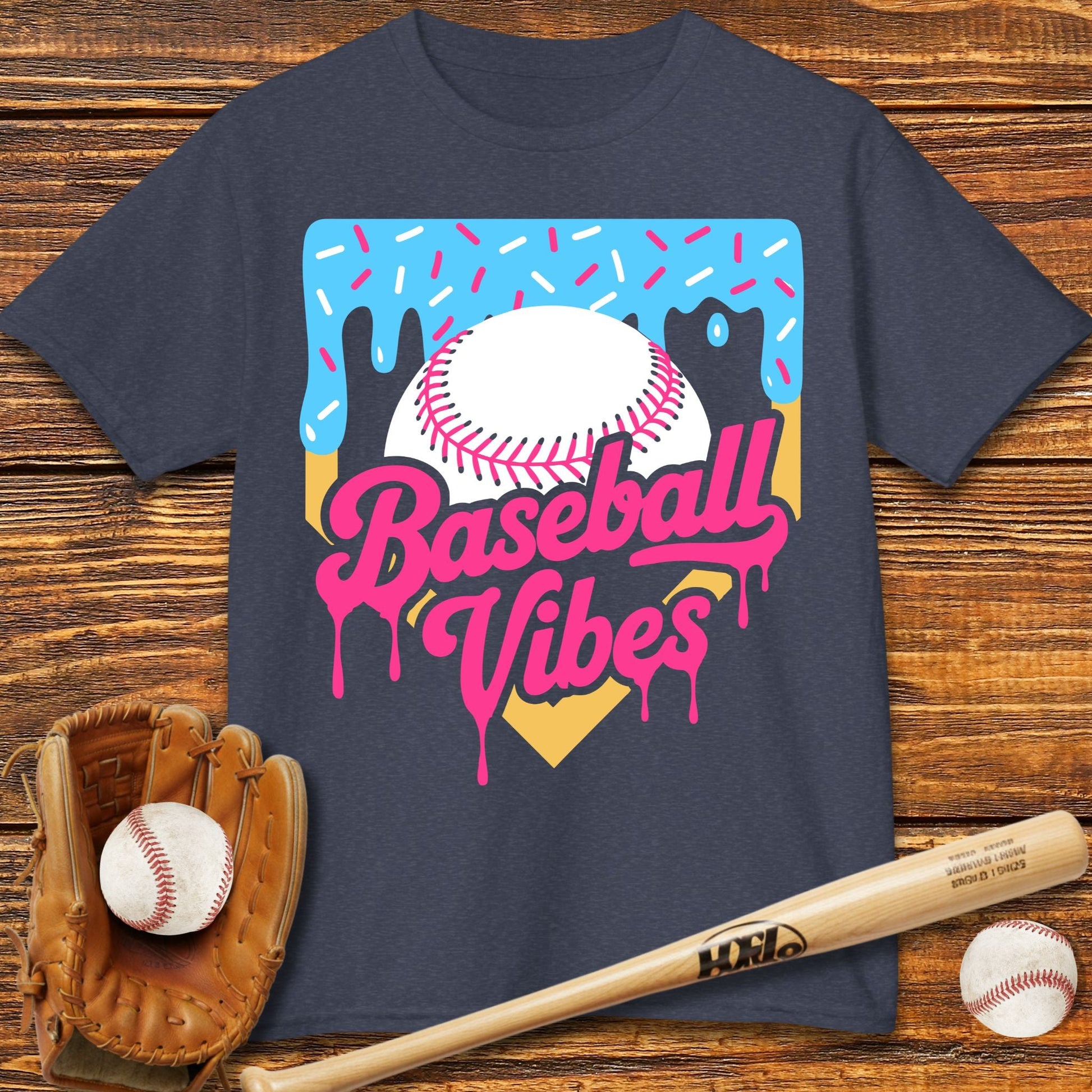 Drip Baseball Vibes Kids T-shirt - HomeRun PrintsKids clothes