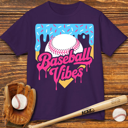 Drip Baseball Vibes Kids T-shirt - HomeRun PrintsKids clothes