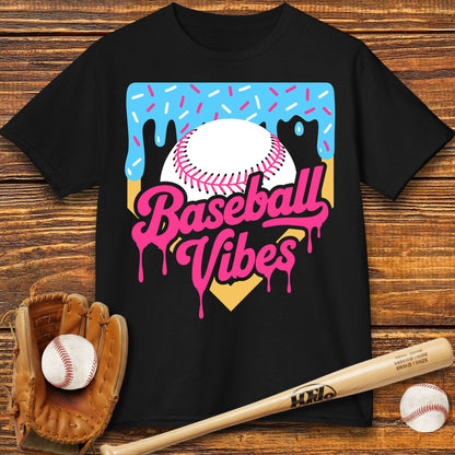 Drip Baseball Vibes Kids T-shirt - HomeRun PrintsKids clothes