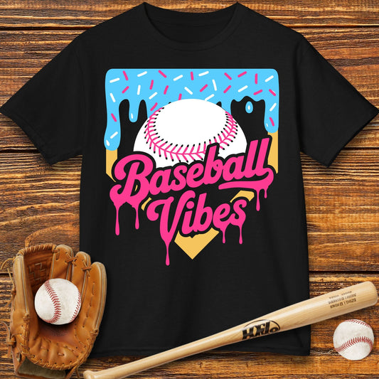 Drip Baseball Vibes Kids T-shirt - HomeRun PrintsKids clothes