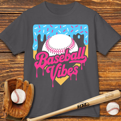 Drip Baseball Vibes Kids T-shirt - HomeRun PrintsKids clothes