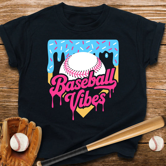 Drip Baseball Vibes Youth Tee - HomeRun PrintsKids clothes