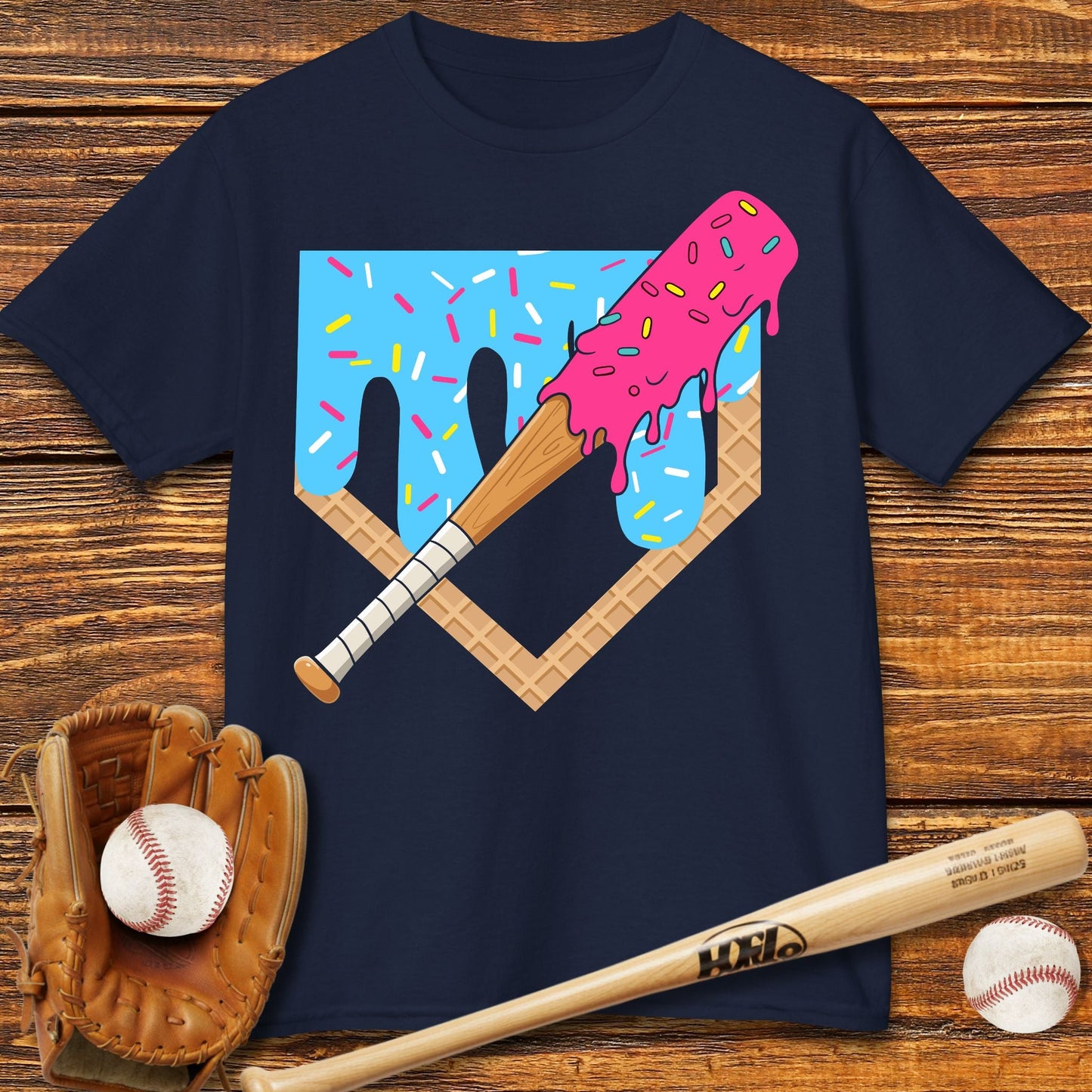 Drip Home Plate Kids T-shirt - HomeRun PrintsKids clothes