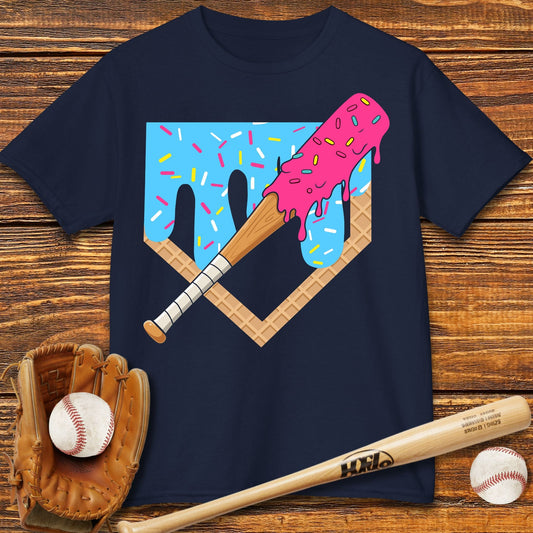 Drip Home Plate Kids T-shirt - HomeRun PrintsKids clothes
