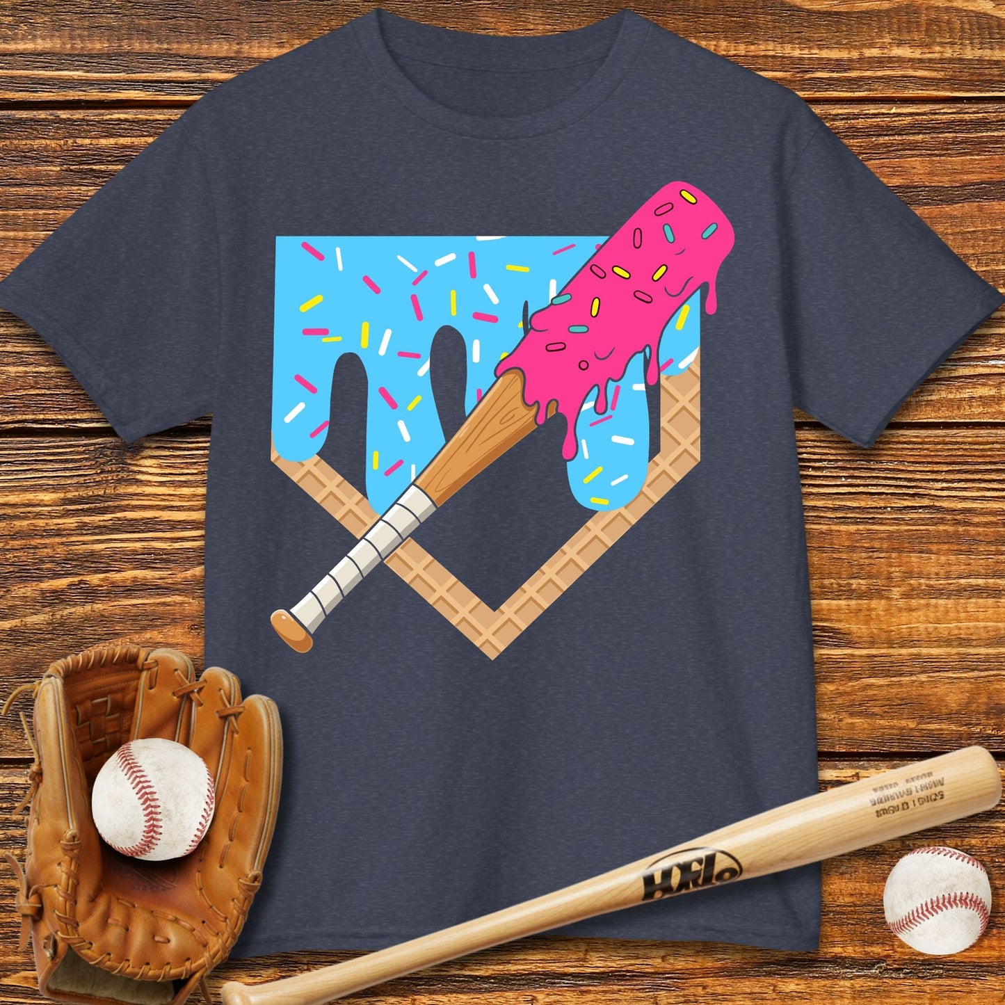 Drip Home Plate Kids T-shirt - HomeRun PrintsKids clothes