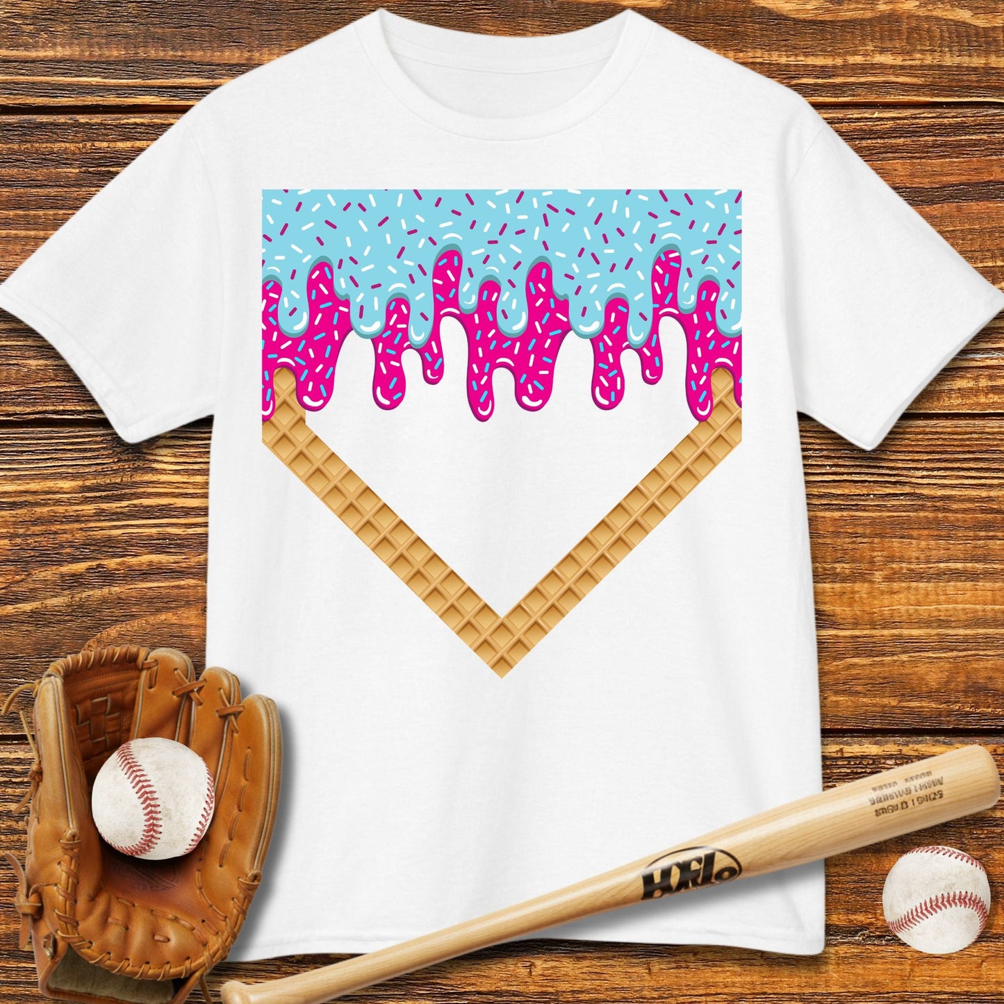 Drip Home Plate Kids T-shirt - HomeRun PrintsKids clothes