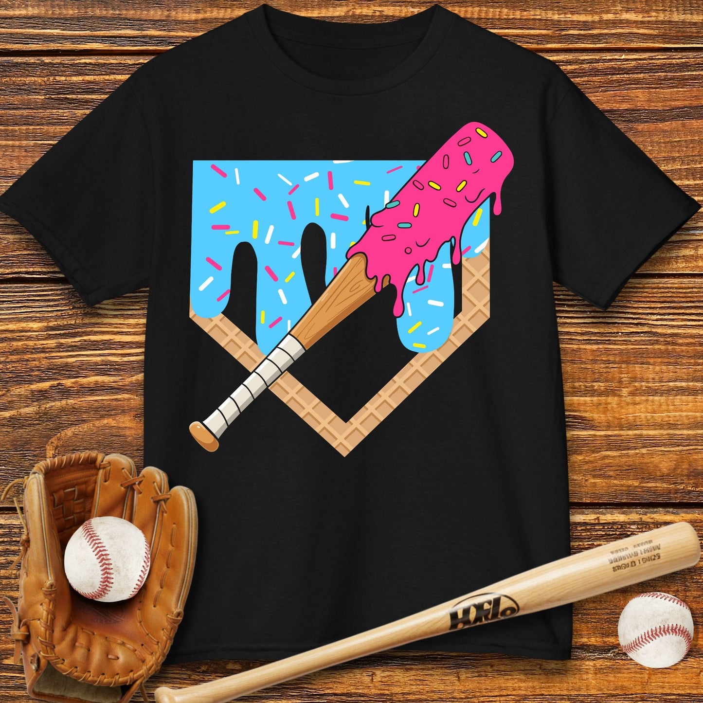 Drip Home Plate Kids T-shirt - HomeRun PrintsKids clothes