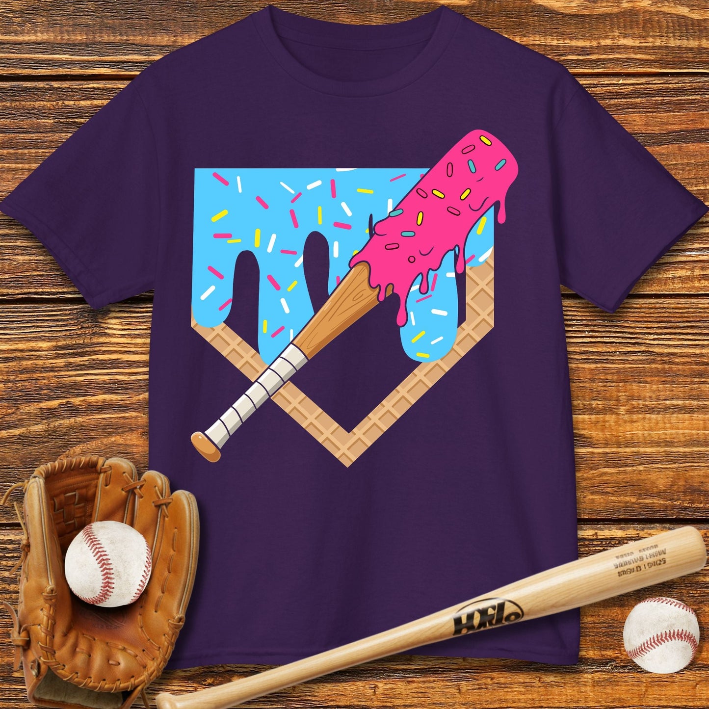 Drip Home Plate Kids T-shirt - HomeRun PrintsKids clothes