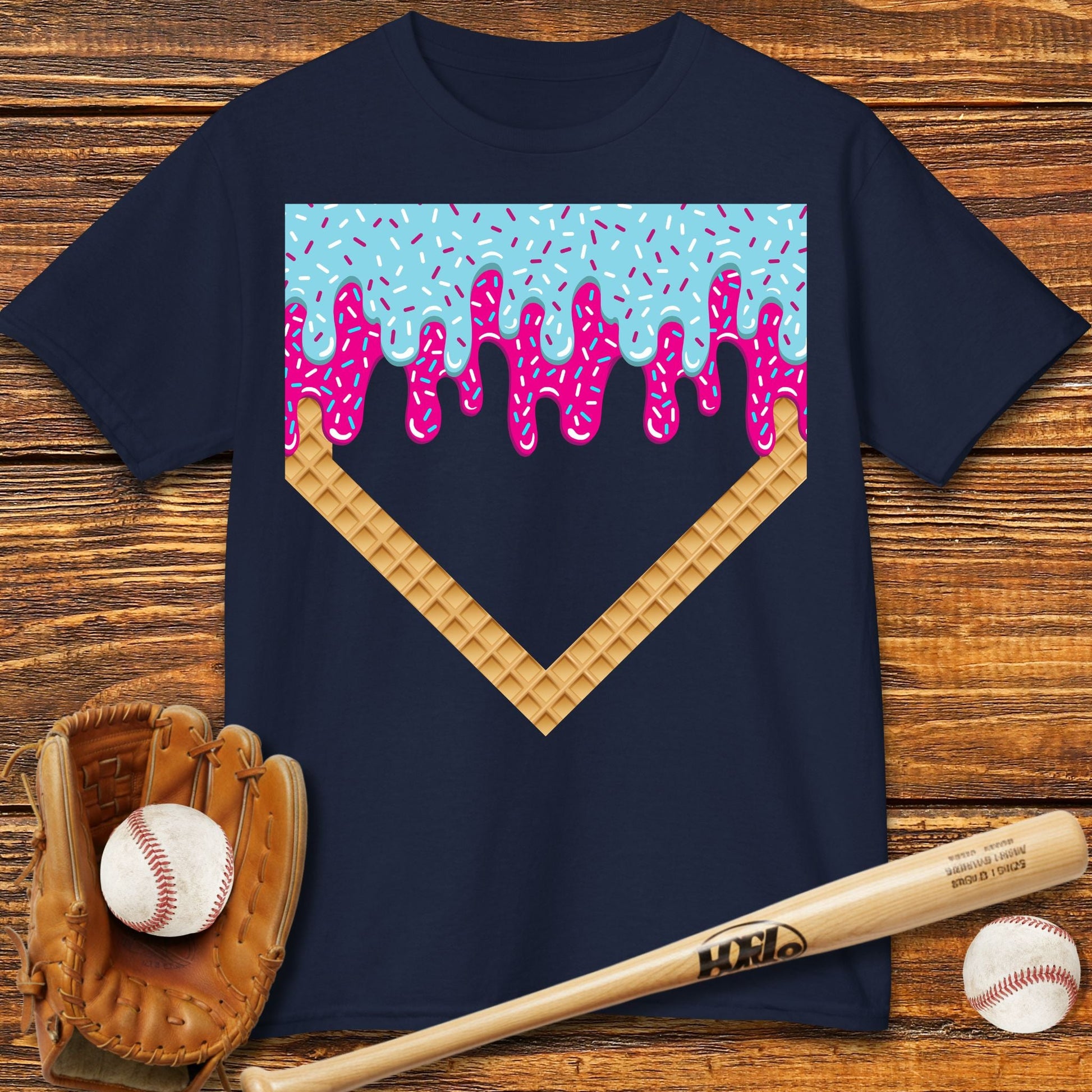 Drip Home Plate Kids T-shirt - HomeRun PrintsKids clothes