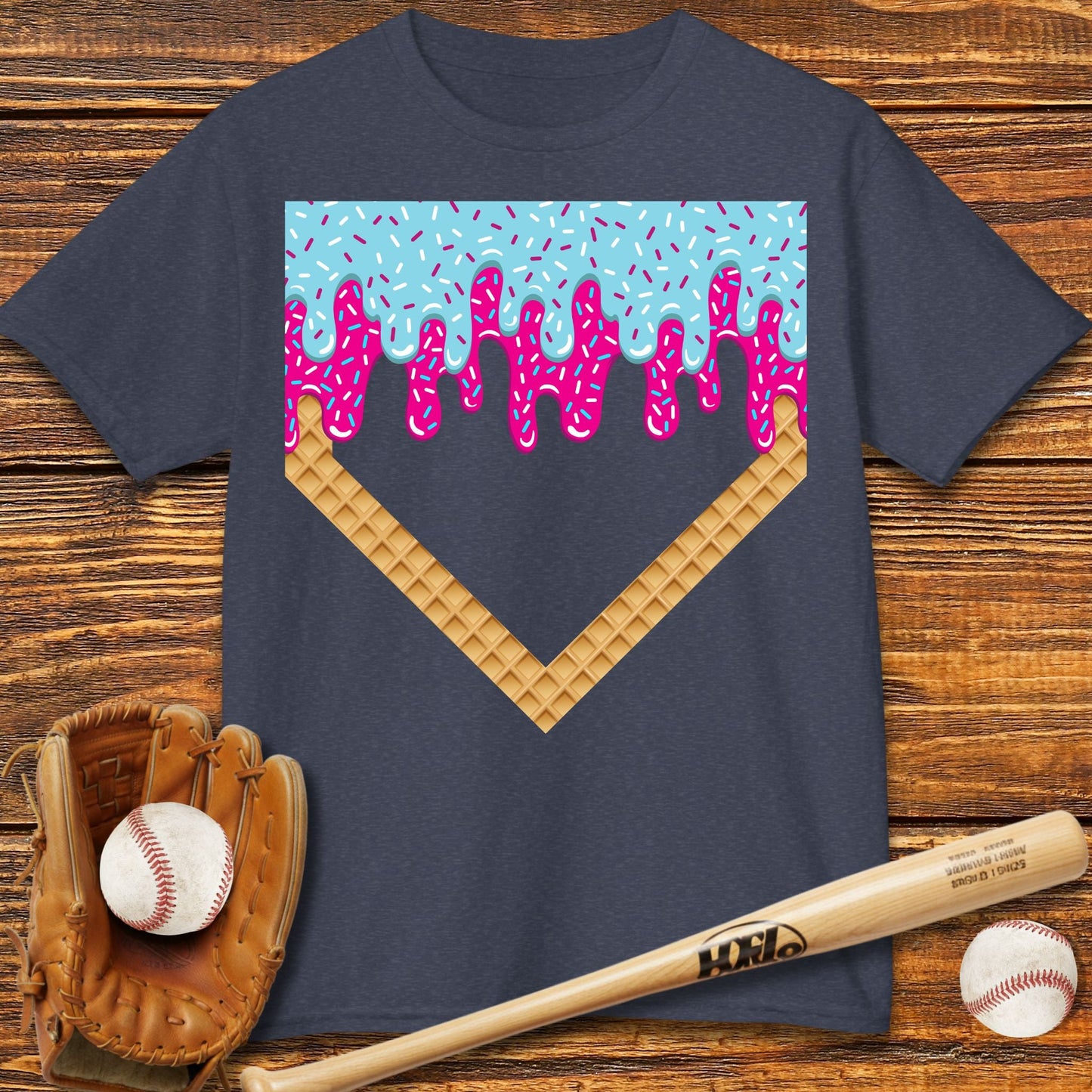 Drip Home Plate Kids T-shirt - HomeRun PrintsKids clothes