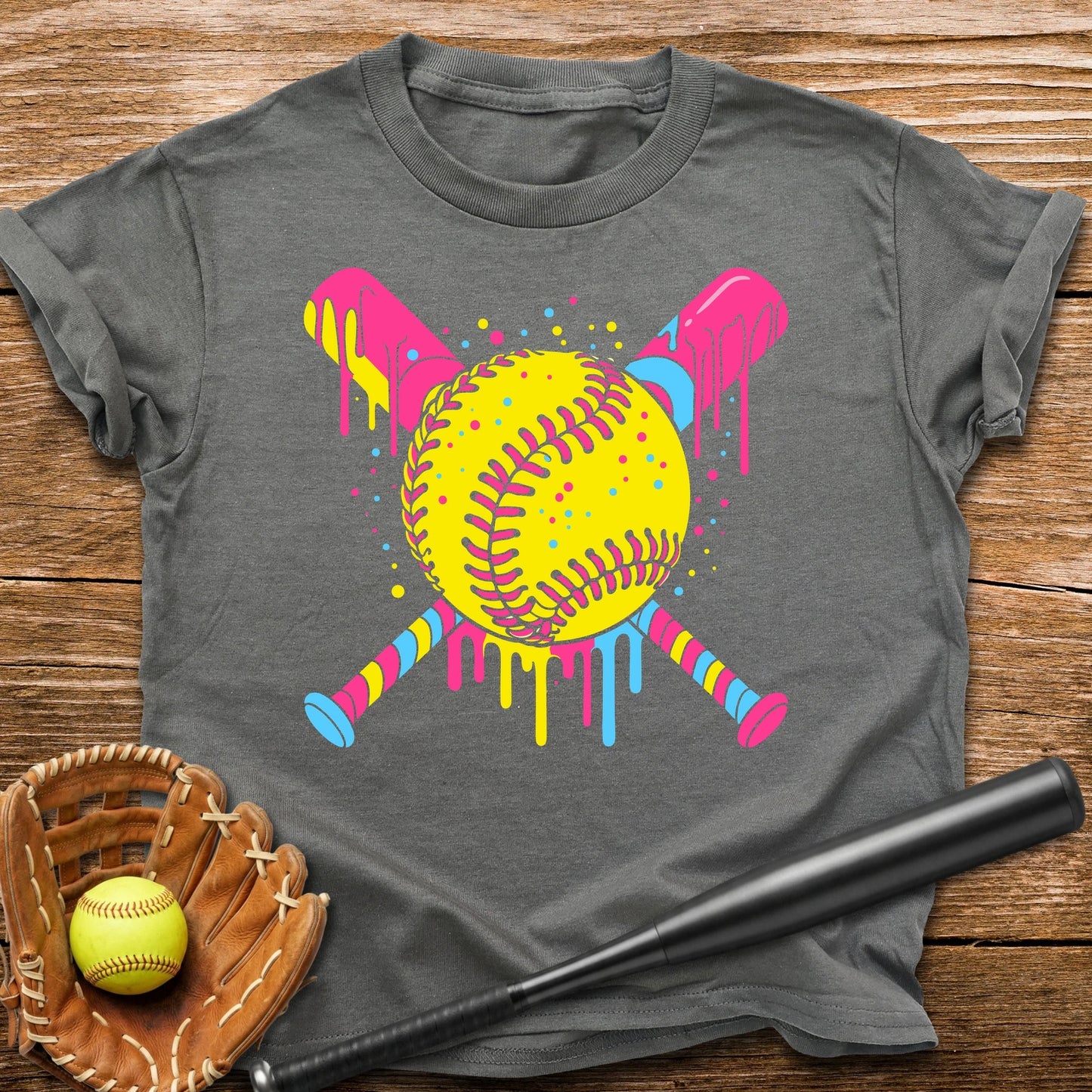 Drip Softball Youth Tee - HomeRun PrintsKids clothes