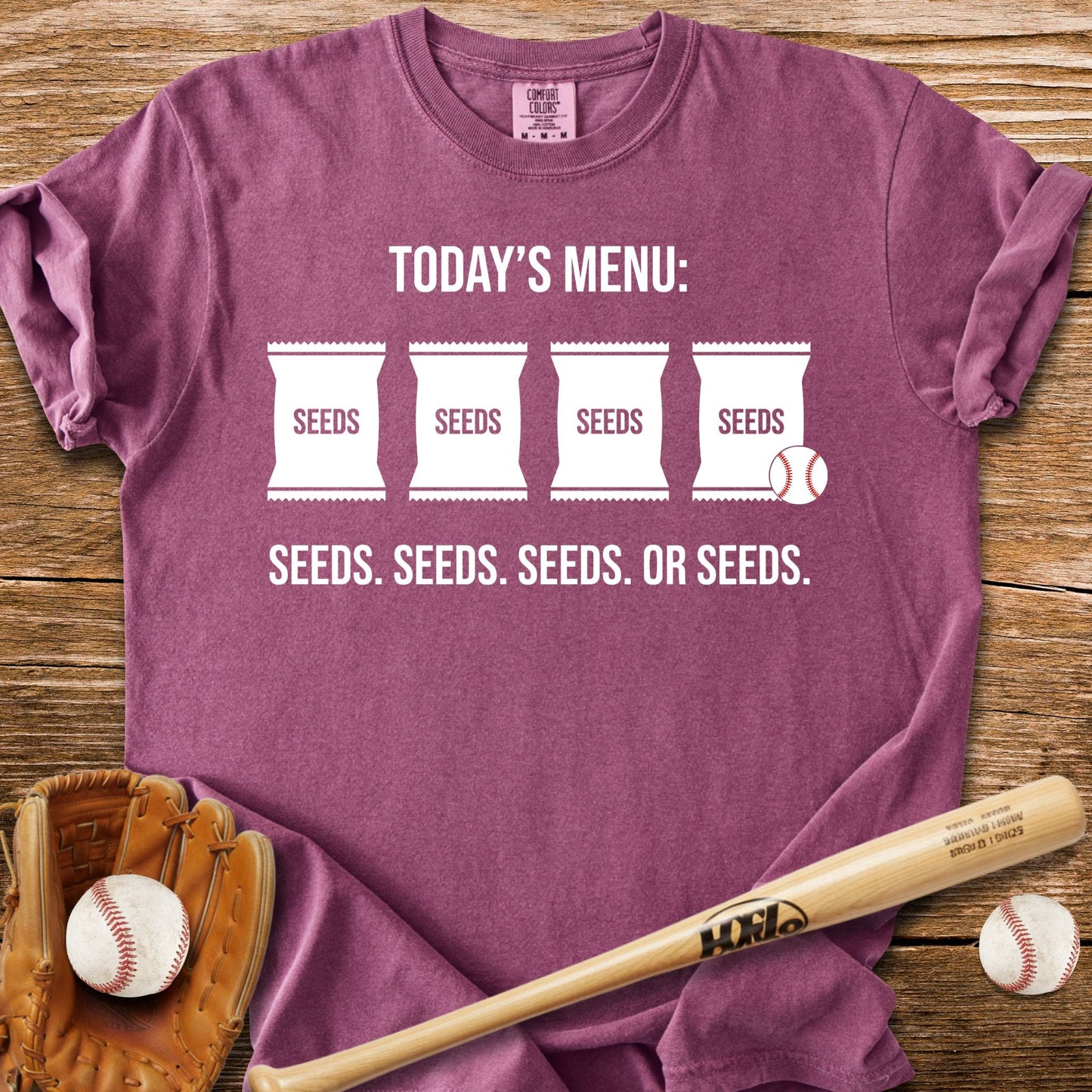 Dugout Seed Diet T-Shirt - HomeRun PrintsComfort Colors