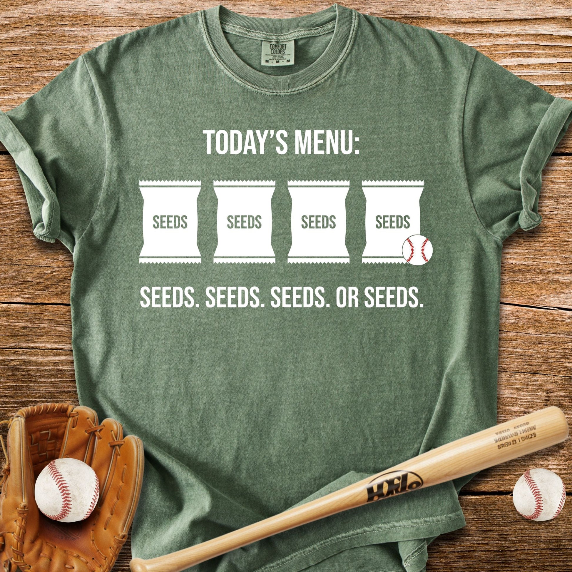 Dugout Seed Diet T-Shirt - HomeRun PrintsComfort Colors
