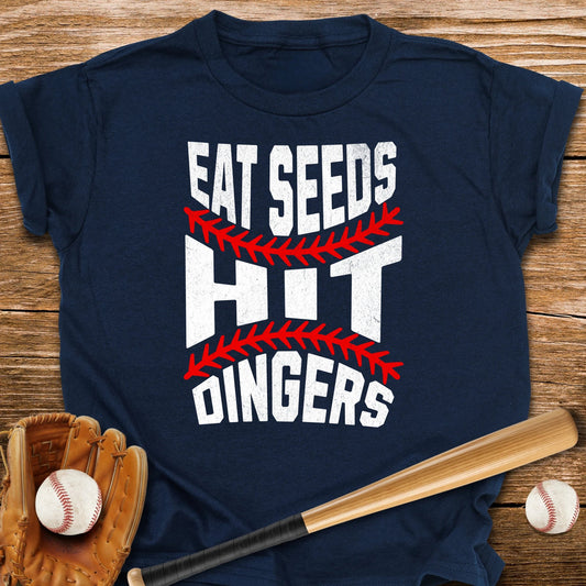 Eat Seeds Hit Dingers Youth Tee - HomeRun PrintsKids clothes