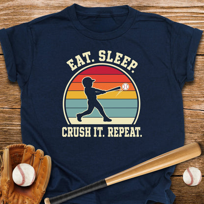 Eat Sleep Crush It Repeat Youth Tee - HomeRun PrintsKids clothes