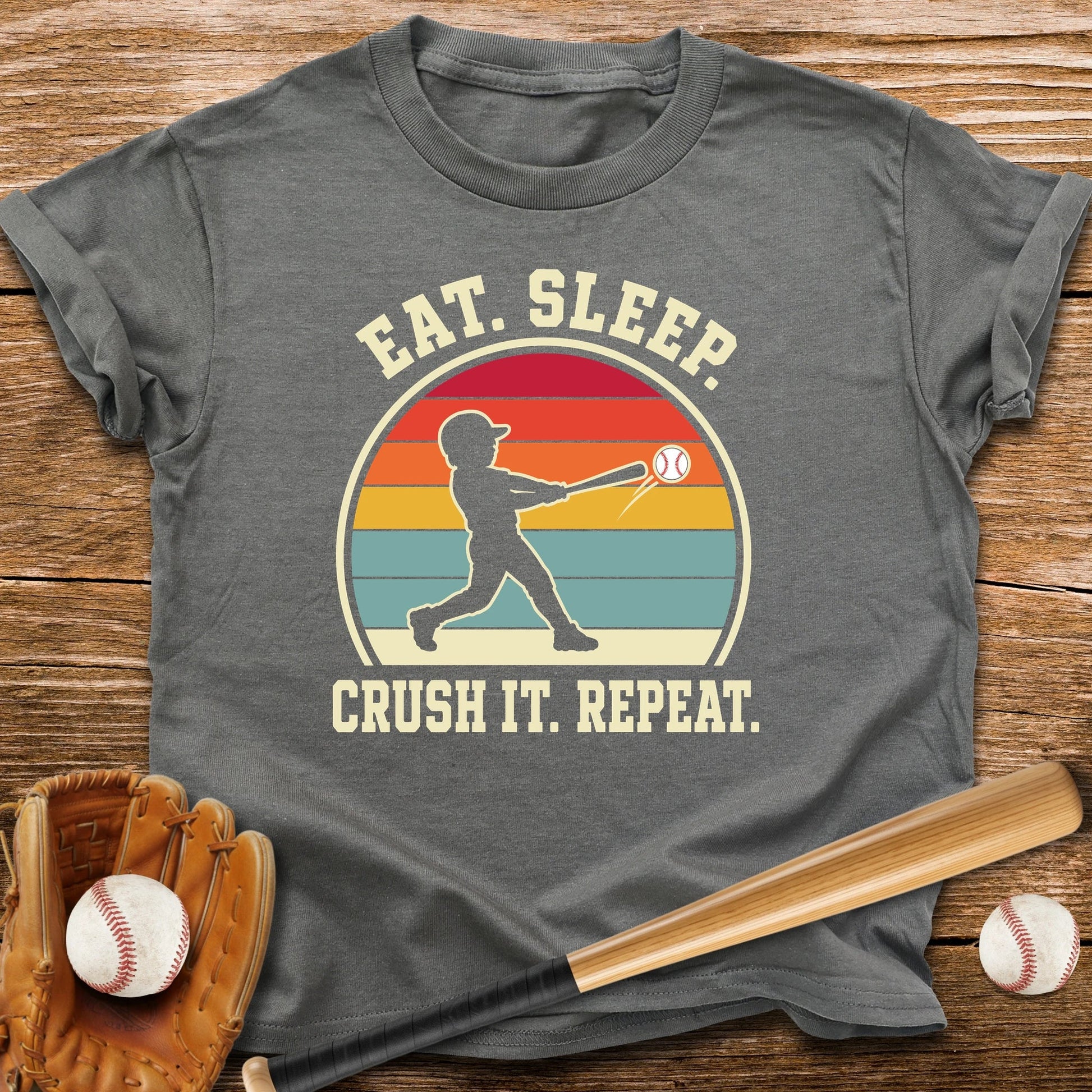 Eat Sleep Crush It Repeat Youth Tee - HomeRun PrintsKids clothes