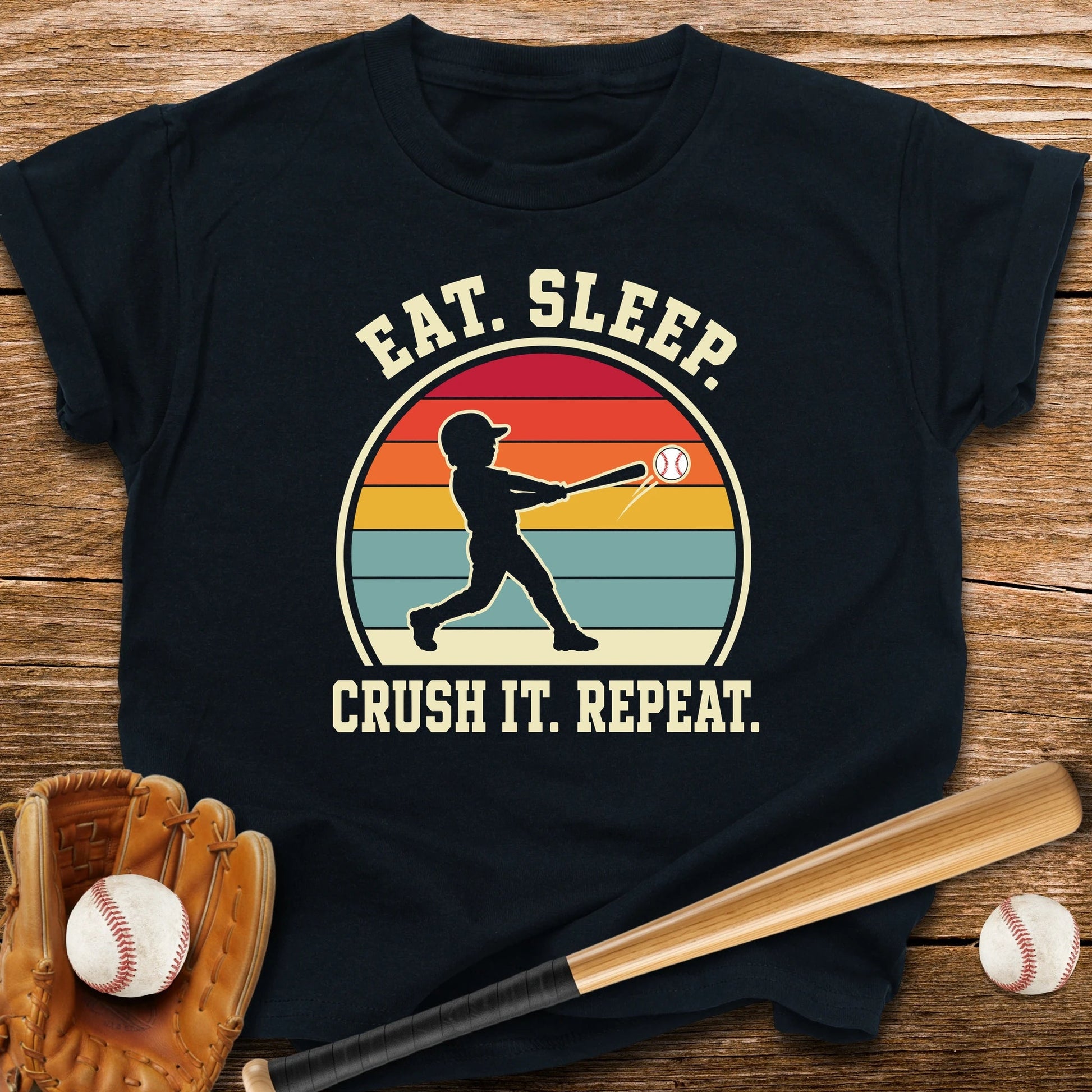 Eat Sleep Crush It Repeat Youth Tee - HomeRun PrintsKids clothes