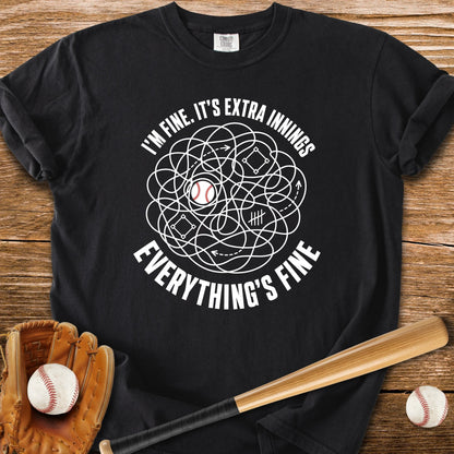 Extra Innings Unraveled Me - HomeRun PrintsComfort Colors