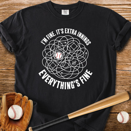 Extra Innings Unraveled Me - HomeRun PrintsComfort Colors