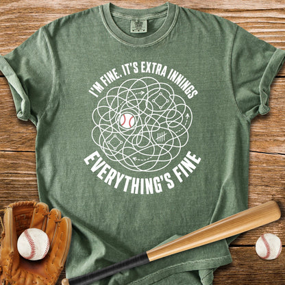 Extra Innings Unraveled Me - HomeRun PrintsComfort Colors