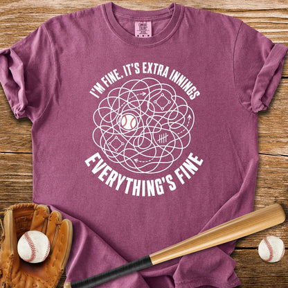 Extra Innings Unraveled Me - HomeRun PrintsComfort Colors