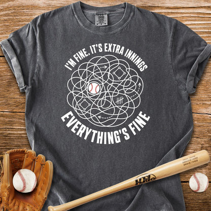 Extra Innings Unraveled Me T-Shirt - HomeRun PrintsComfort Colors