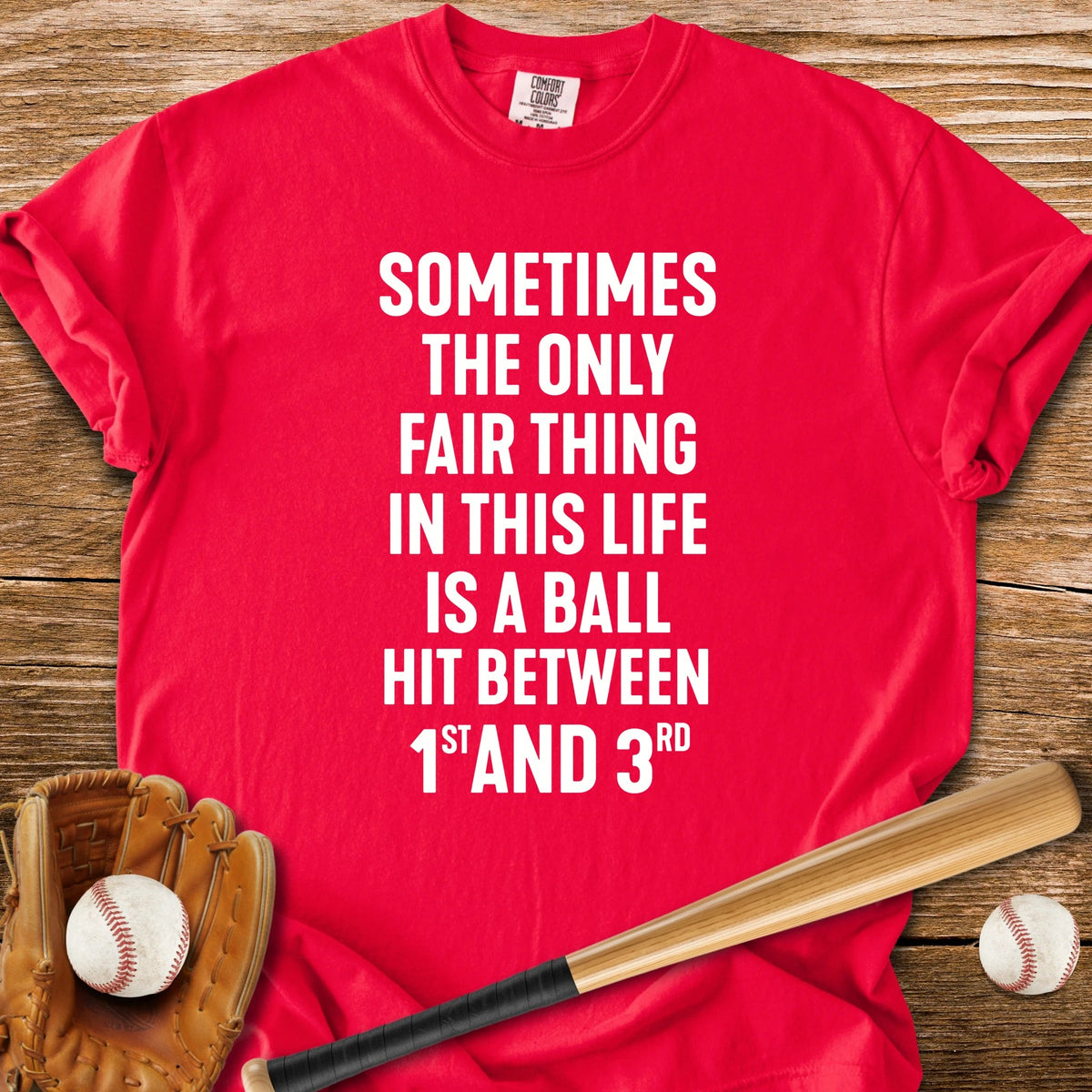 Fair Ball Fair Life - HomeRun PrintsComfort Colors