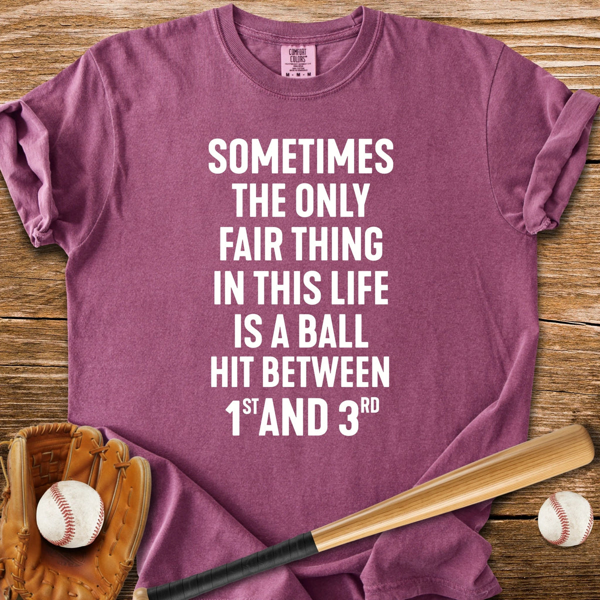 Fair Ball Fair Life - HomeRun PrintsComfort Colors