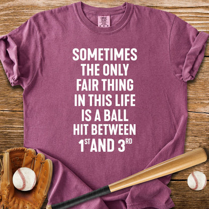 Fair Ball Fair Life - HomeRun PrintsComfort Colors