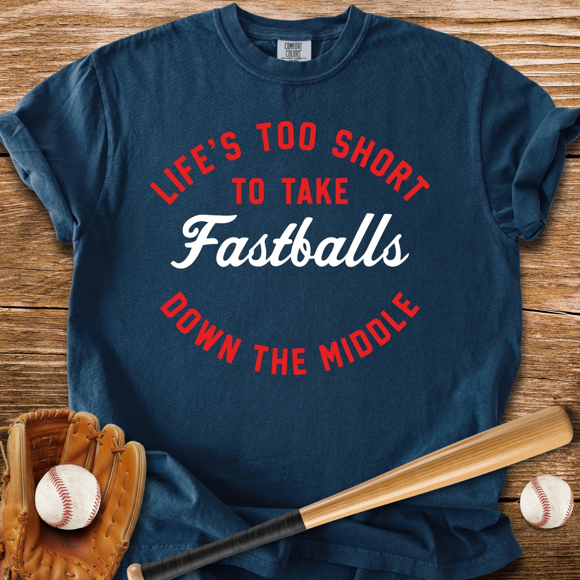 Fastballs Down The Middle - HomeRun PrintsComfort Colors