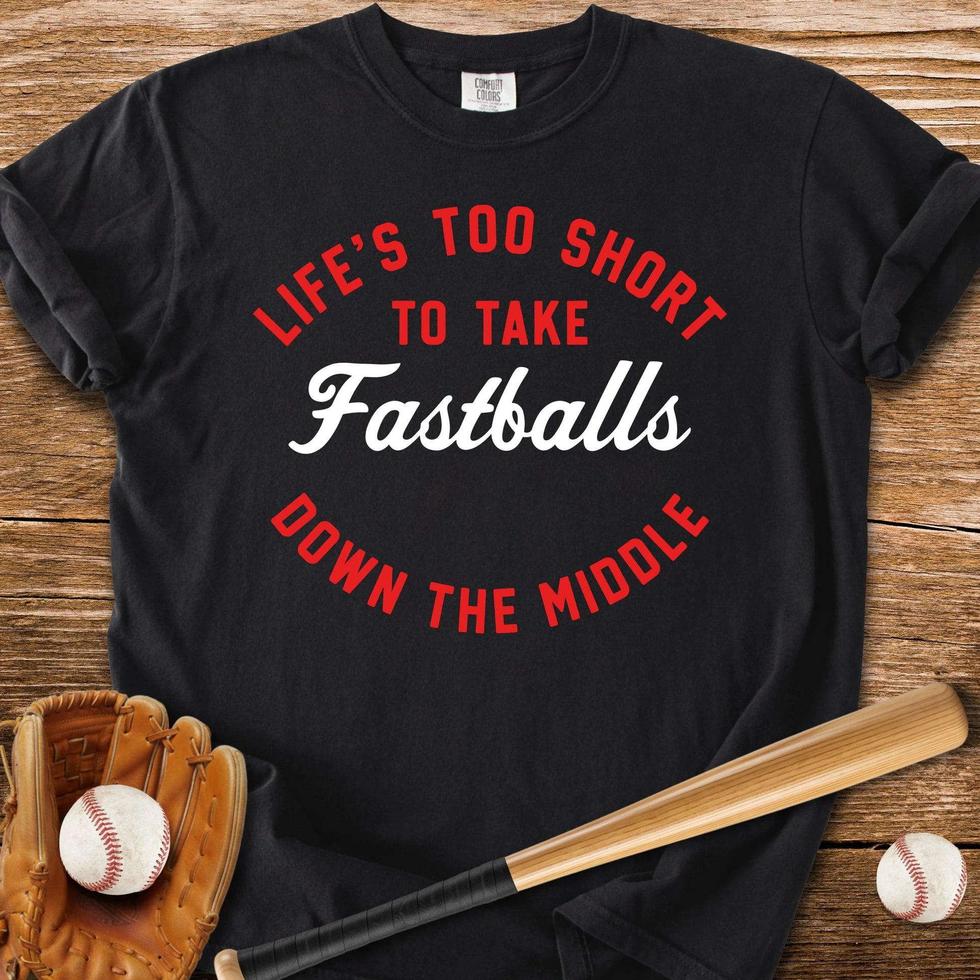 Fastballs Down The Middle - HomeRun PrintsComfort Colors