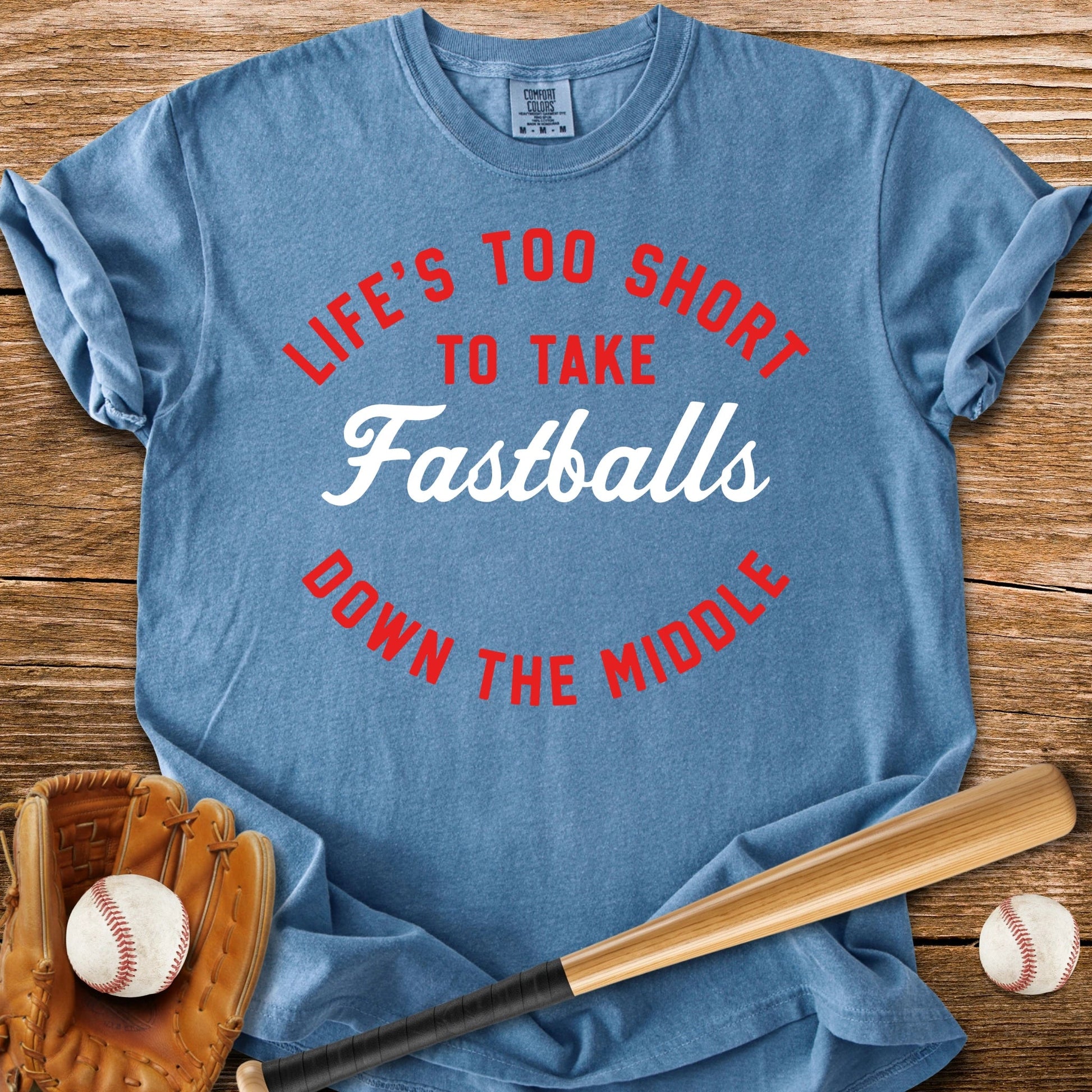 Fastballs Down The Middle - HomeRun PrintsComfort Colors